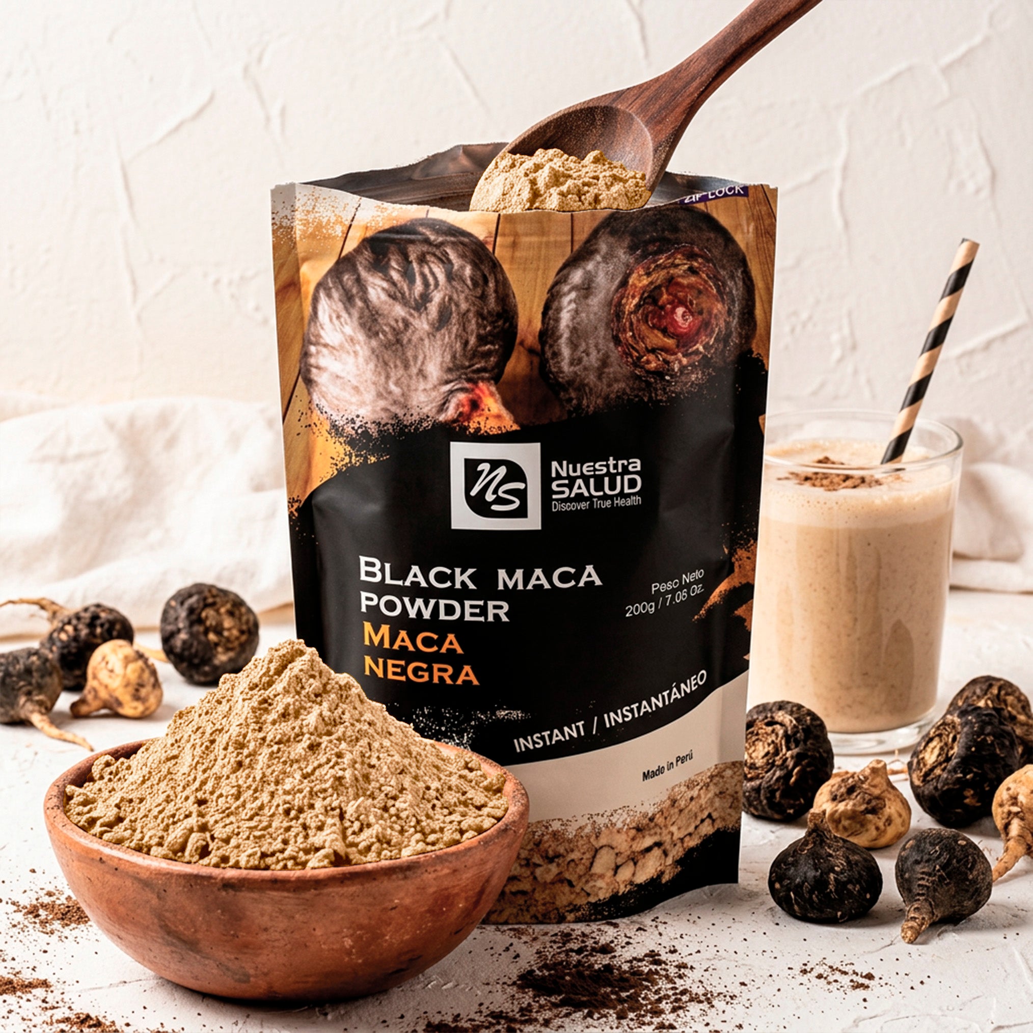 Maca Negra Gelatinizada 200 g