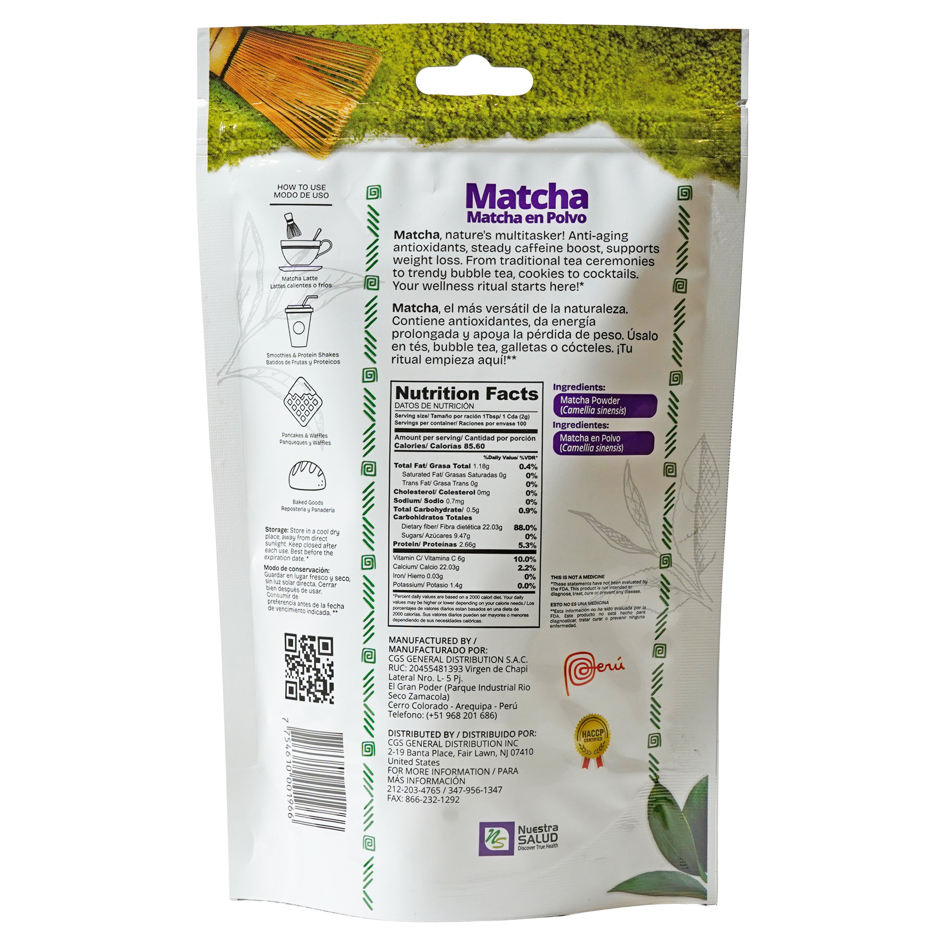 Matcha en Polvo 200 g