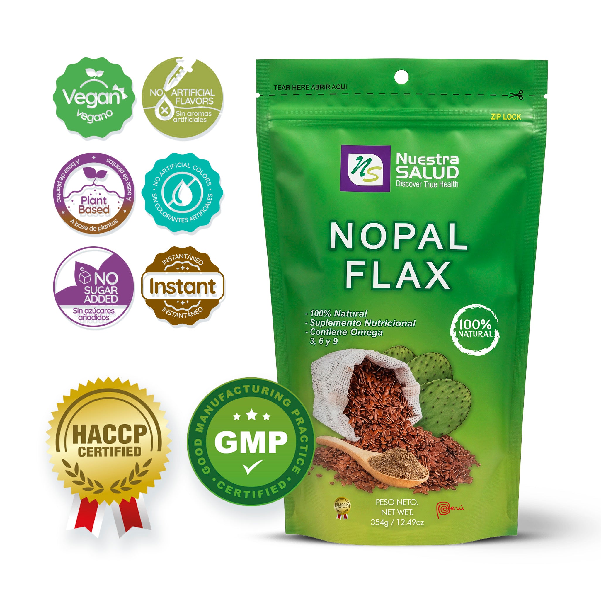 Nopal Flax Linaza Plus 354 g