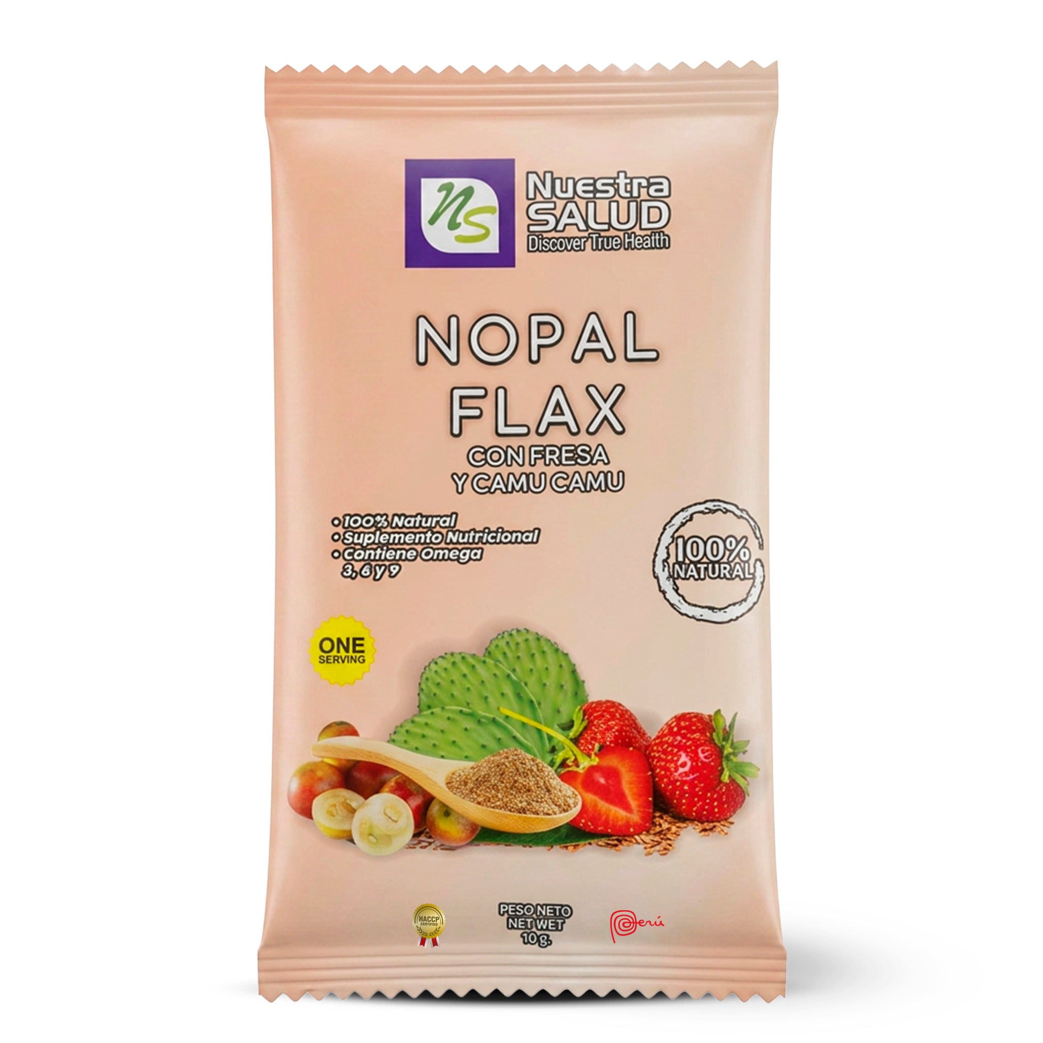 Nopalito Fresa y Camu Camu 10 g
