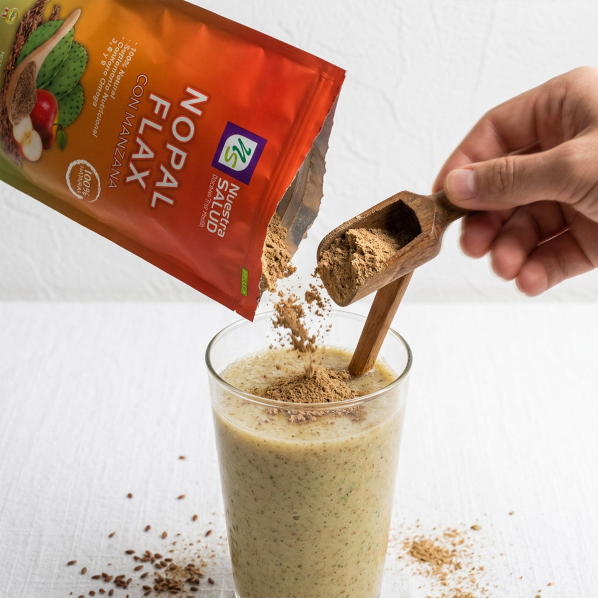 Nopal Flax Manzana 454g