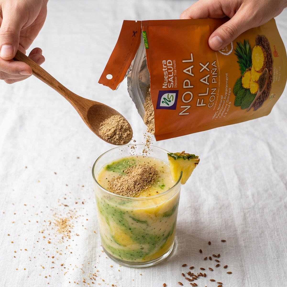 Nopal Flax Piña 354 g