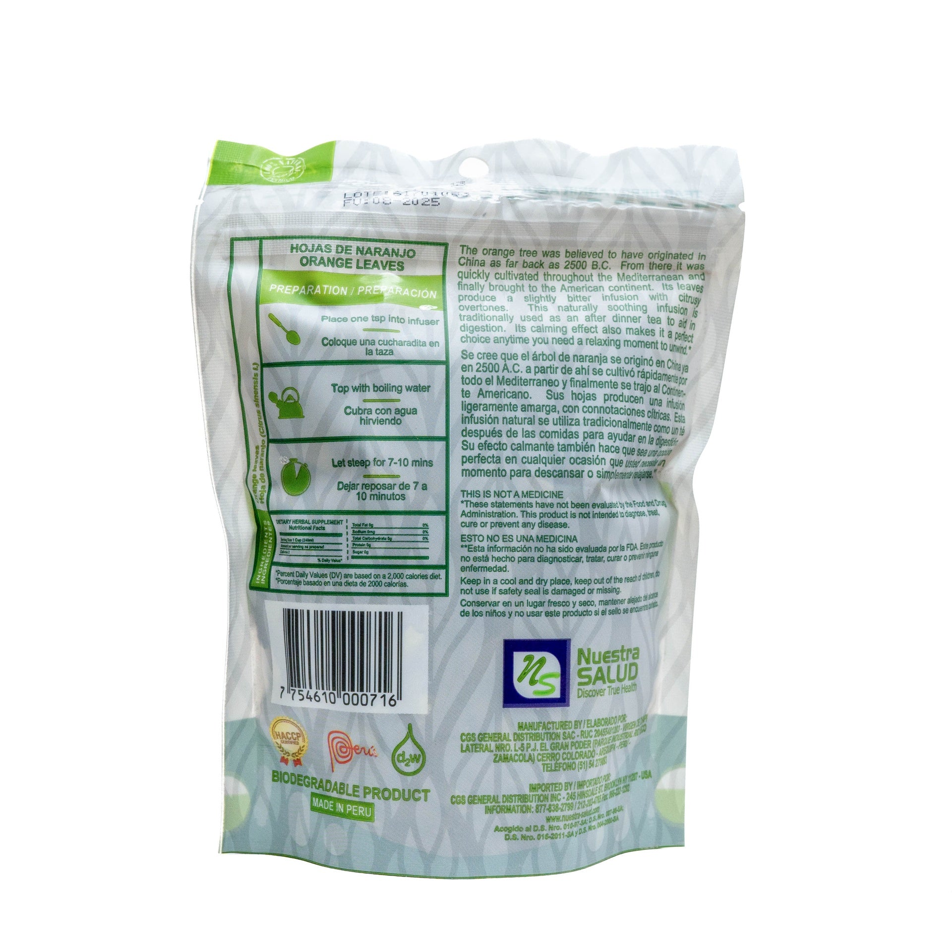 Hojas de Naranjo 25 g