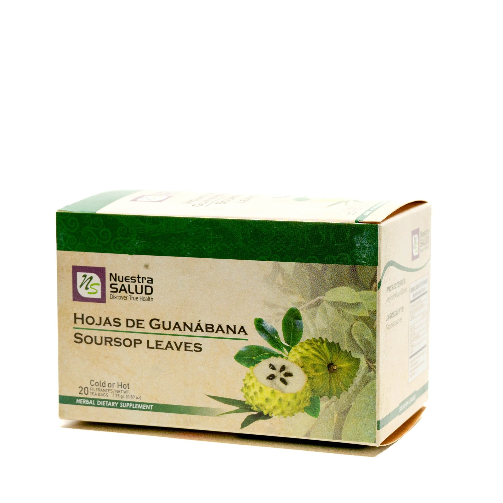 Hojas de Guanabana Filtrante 25 g