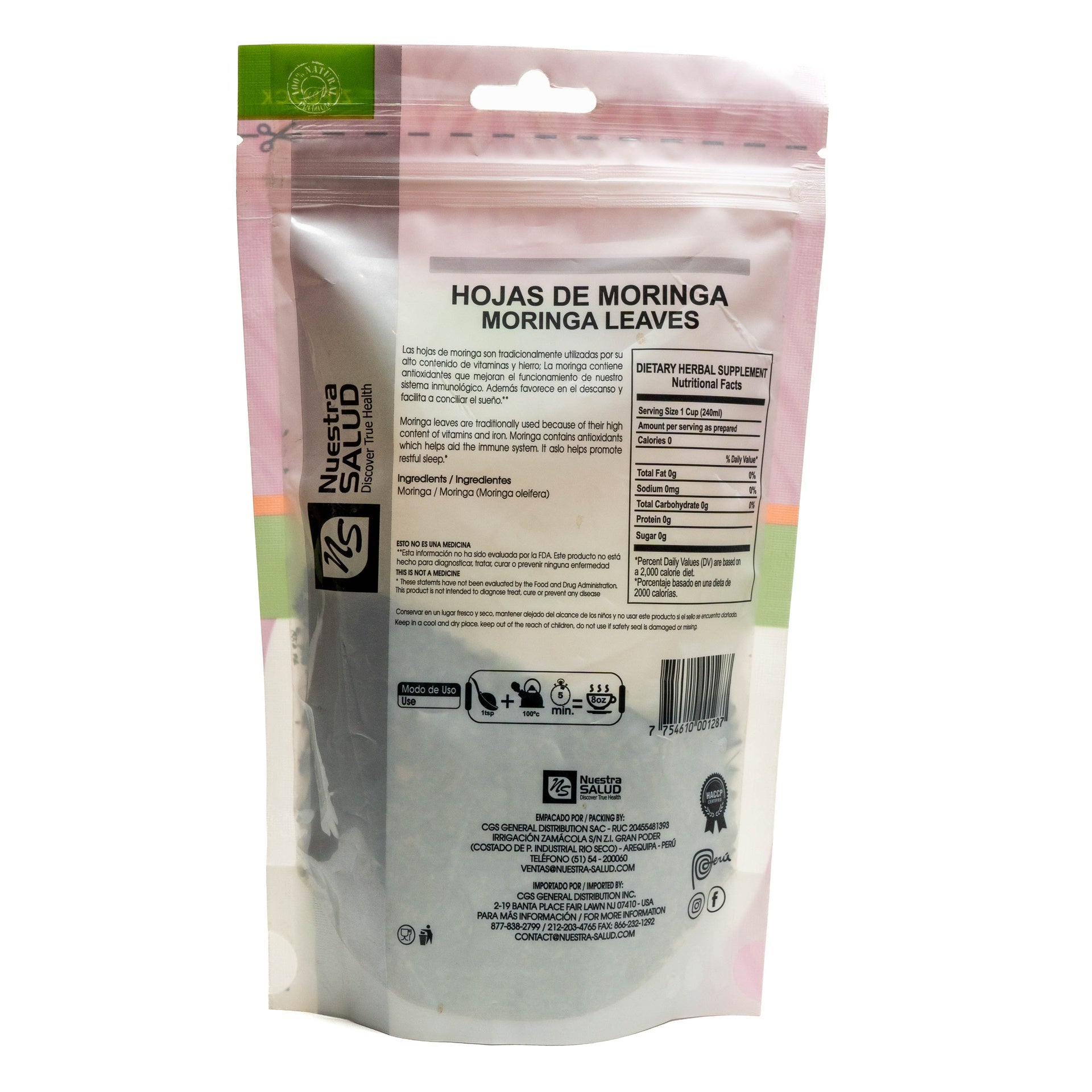 Hojas de Moringa 35 g