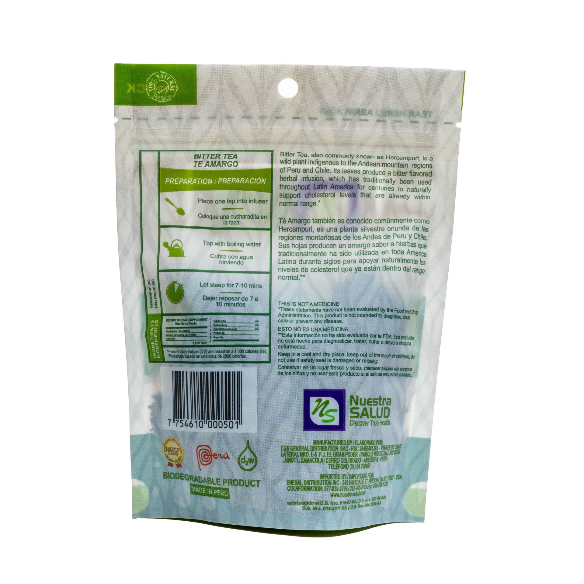 Té Amargo 40 g