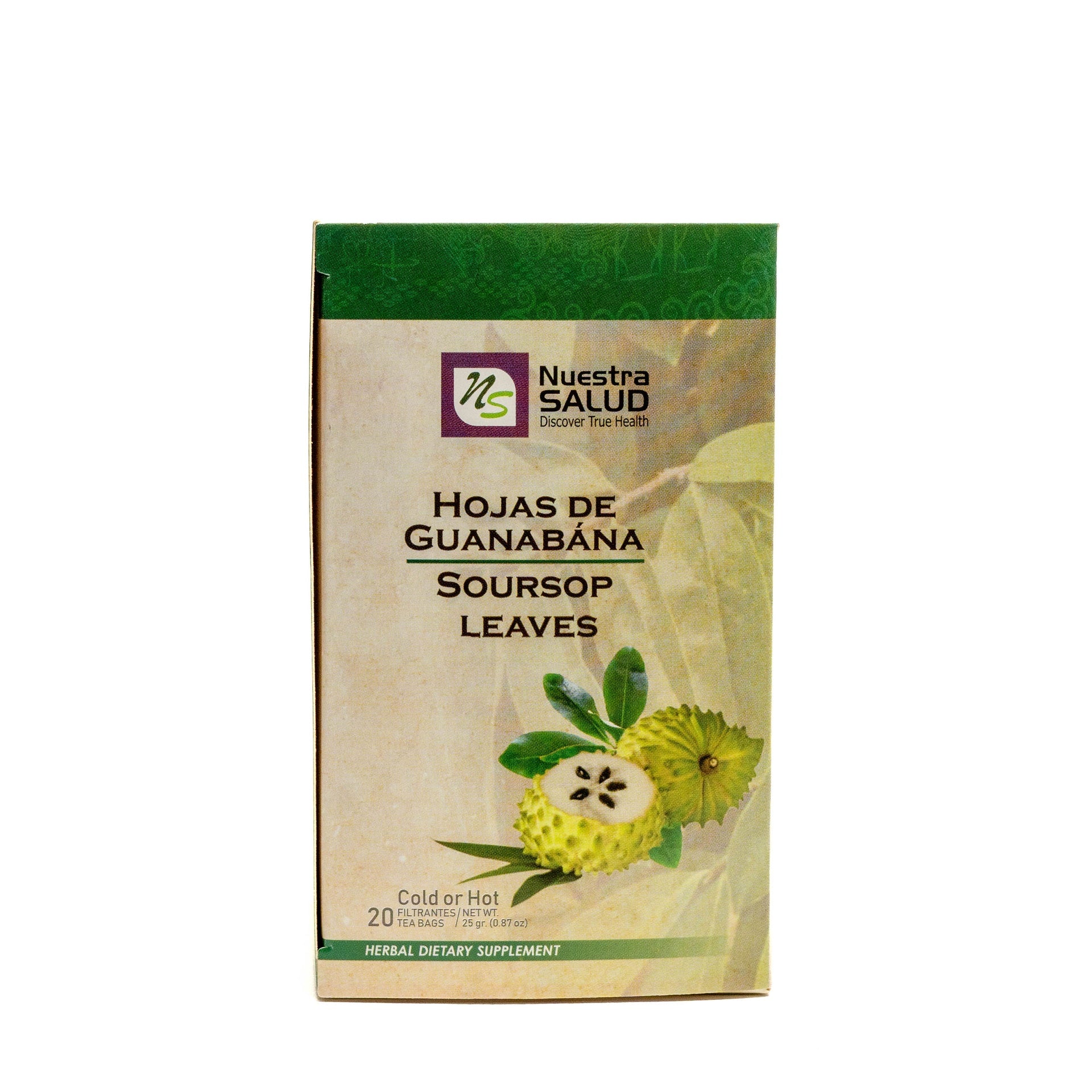 Hojas de Guanabana Filtrante 25 g